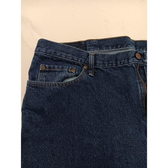 Wrangler Premium‎ Quality Men's Regular Fit Blue Denim Jeans Size 42x32 - Picture 2 of 11